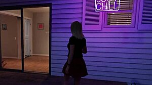 hot nerd girl in house party game