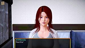 Big tits cartoon game in My New Family 403 - wanna see the erotic action?