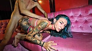 She demanded a slave with big tits and big cock for blowjob cum group action in full movie.