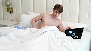 Fit hunk sage assfucked doggystyle bent over in shower