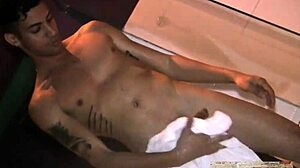 Felipe Scorpio In Very Hot Solo Gay Sex Scene