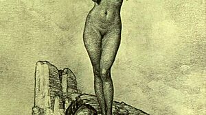 Vintage erotic comic drawings from antique anime.