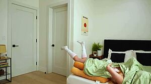 Sneaky Step-Sis Swaps Toy for Real Pussy Play