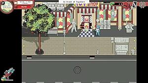 Check out this hentai game with massive cum after deepthroat.