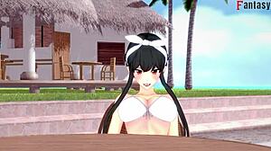 yor forger in bikini enjoys pool sex in this 3d cartoon spy x family hentai fantasy