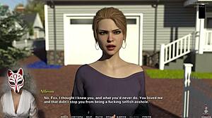 Damn! Busty Milf In Sexy Stockings Rocks Race Of Life Game!