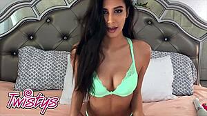 Petite Latina Teen Masturbates Hard!