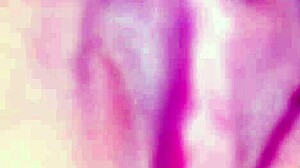 Sucking and pinching the clitoris during bondage massage with squirting orgasm