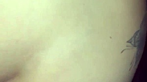 He cums while I fuck her hard with my big cock.