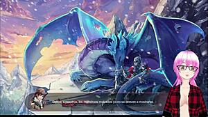 Lin the ice dragon faces the mirror in this episode