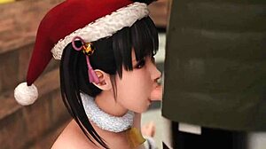 i crave koharu in 3d hentai, bent over for cum in mouth action