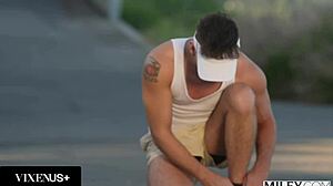 Milfy Domme Mommy Penny Barber Punishes Boy Toy with Deepthroat While Husband’s Away