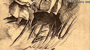 Vintage erotic comic drawings from antique anime.