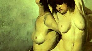 Vintage comic cartoon antique hentai anime retro secret life