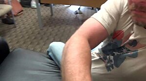 hey can i please make you cum in this sloppy office backroom scene?