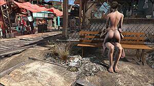 Fallout 4 diamond city public fuck outdoors 😈