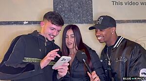 Andrea lux interviews guys and fucks them in hotel