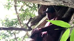 Gay hardcore sex on the beach with big cock