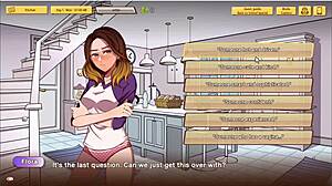 in this dating sim game, another chance begins with hentai anime cartoon