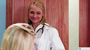 Uh, my gyno exam got weird with Chloe Foster and Sarah Vandella...