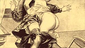 Feeling the raw allure of vintage erotic illustrations from long ago