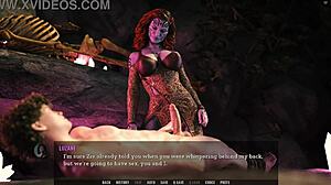 busty alien seduces me in unending void 19. i lick and fuck her huge cock!