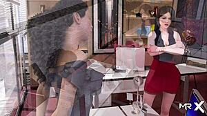 in fashion business, i showin my ass to my bos episode 1 scene 86