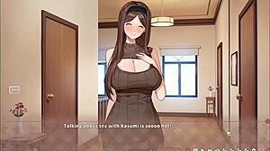 I adore Summer Clover harem hentai game ep 11 with bdsm session and footjob on big tits cute anime outfit