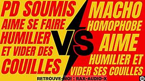 Hey, watch this powerful French hetero dominate a weak gay sub!