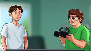 summertime saga cartoon adventure unfolds