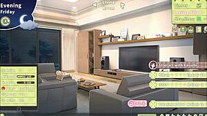 I adore Summer Clover harem hentai game ep 11 with bdsm session and footjob on big tits cute anime outfit