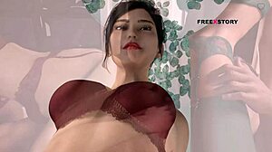 Hey, Ling and Leyala massage Atlas into threesome