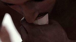 Black Man Sucks Big White Dick