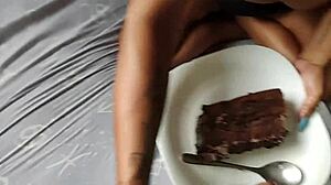 Wife asked for condensed milk on cake and got something else