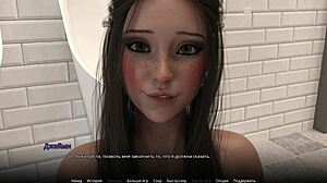 I Feel So Aroused By Blonde Whore And Ebony Milf In Shower Pussy Bathing With Small Tits Sex In 3D Porn Gameplay WVM Part 8