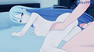 Kanade Yoisaki And Mafuyu Asahina Intense Creampie Sex