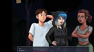 Summertime saga episode 67 with cartoon characters