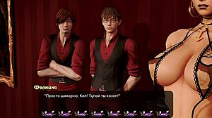 in this gameplay segment felicia endures whipping and rough bondage fucking with asian big tits slapping in public