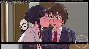 She says, 'my girlfriend's mama is my sex friend' in this hentai anime series