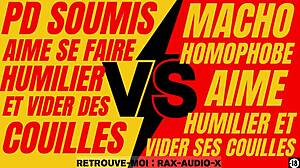 Hey, watch this powerful French hetero dominate a weak gay sub!