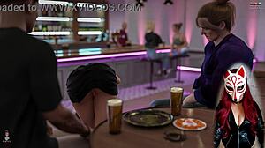 Steps Of Debauchery Upskirt At Bar