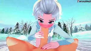 Elsa Sucking Sex