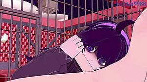 lusia and hex maniac have intense sex in pokemon hentai.