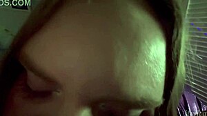 BBW Slut Dominates POV Sex at Halloween Party