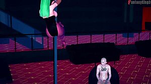 morrigan halloween table dance