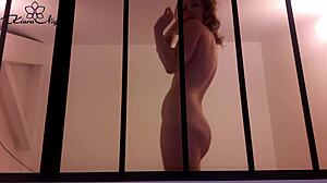 Horny Woman Dancing And Undressing