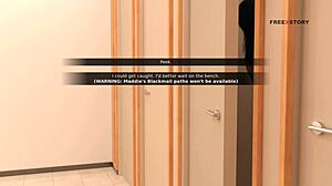 uh, i think mark’s helpin his step-mom with dress change in dorm 11, ya know?