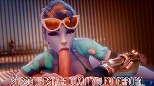 Widow Deepthroats Big Cock On Beach With Blowjob Swallow Cum. Hentai Anime Tits Ass Action Included.