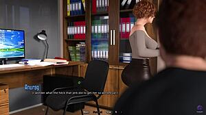 Hot teacher gives handjob after foot massage in 3D hentai