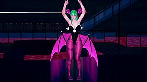 morrigan halloween table dance